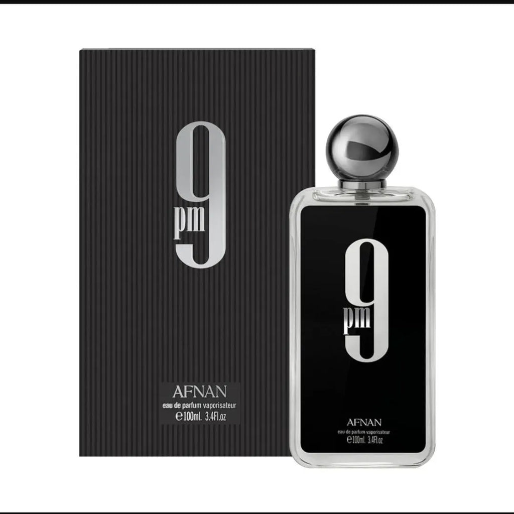9 PM Afnan  Perfume 100ml Black Alcohol Free