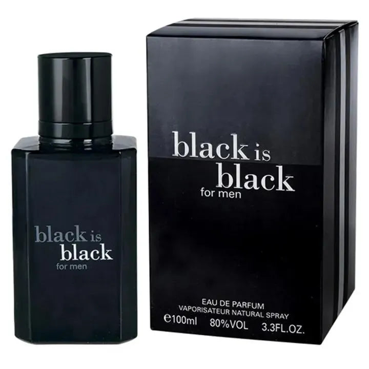 Black is Black Men Perfume 100ml Eau de Parfum Sweat Resistant