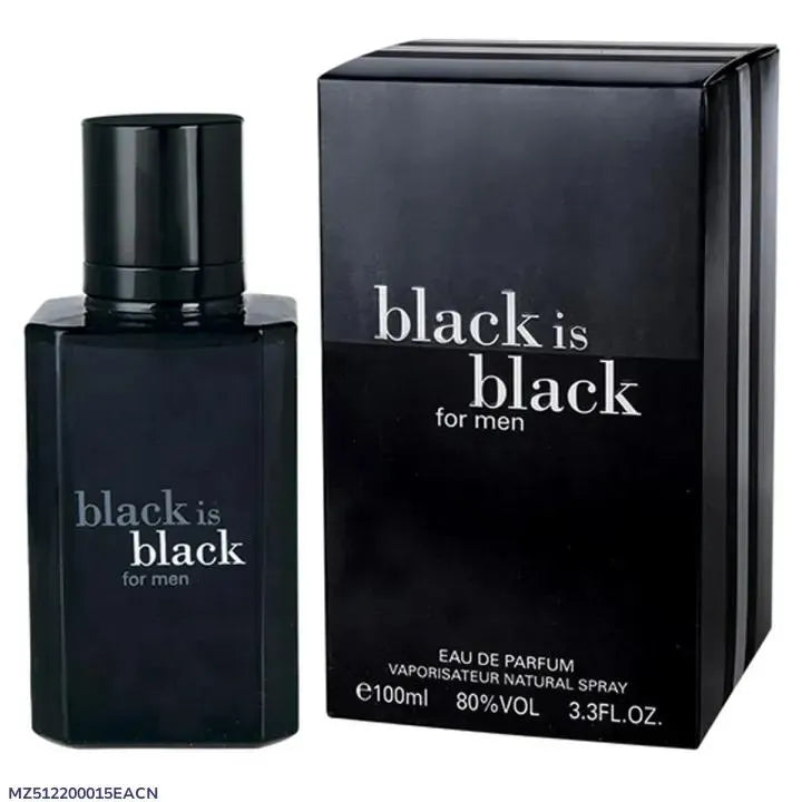 Black is Black Men Perfume 100ml Eau de Parfum Sweat Resistant